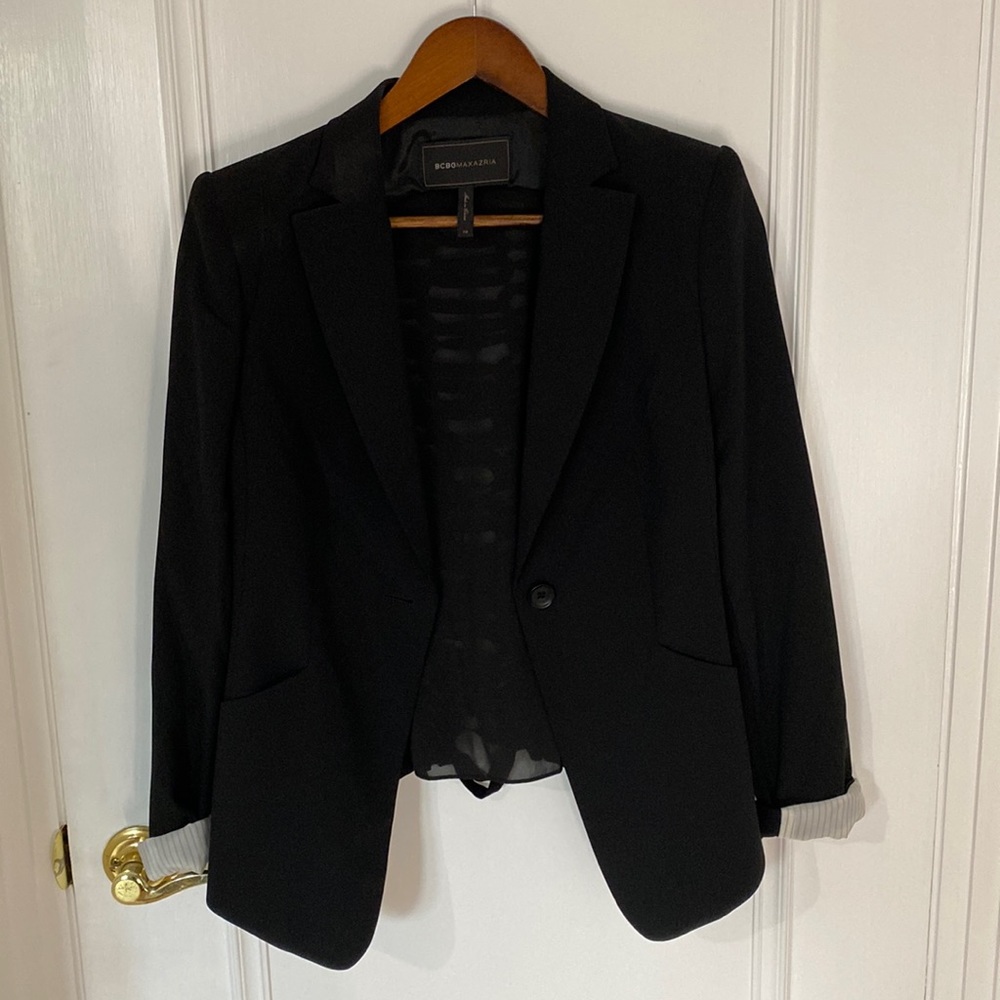 BCBGMaxAzria Black Blazer XS